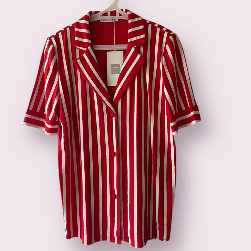 Zara Red Shirt